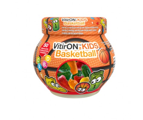 vitiron kids basketball guminukai vaikams 50vnt